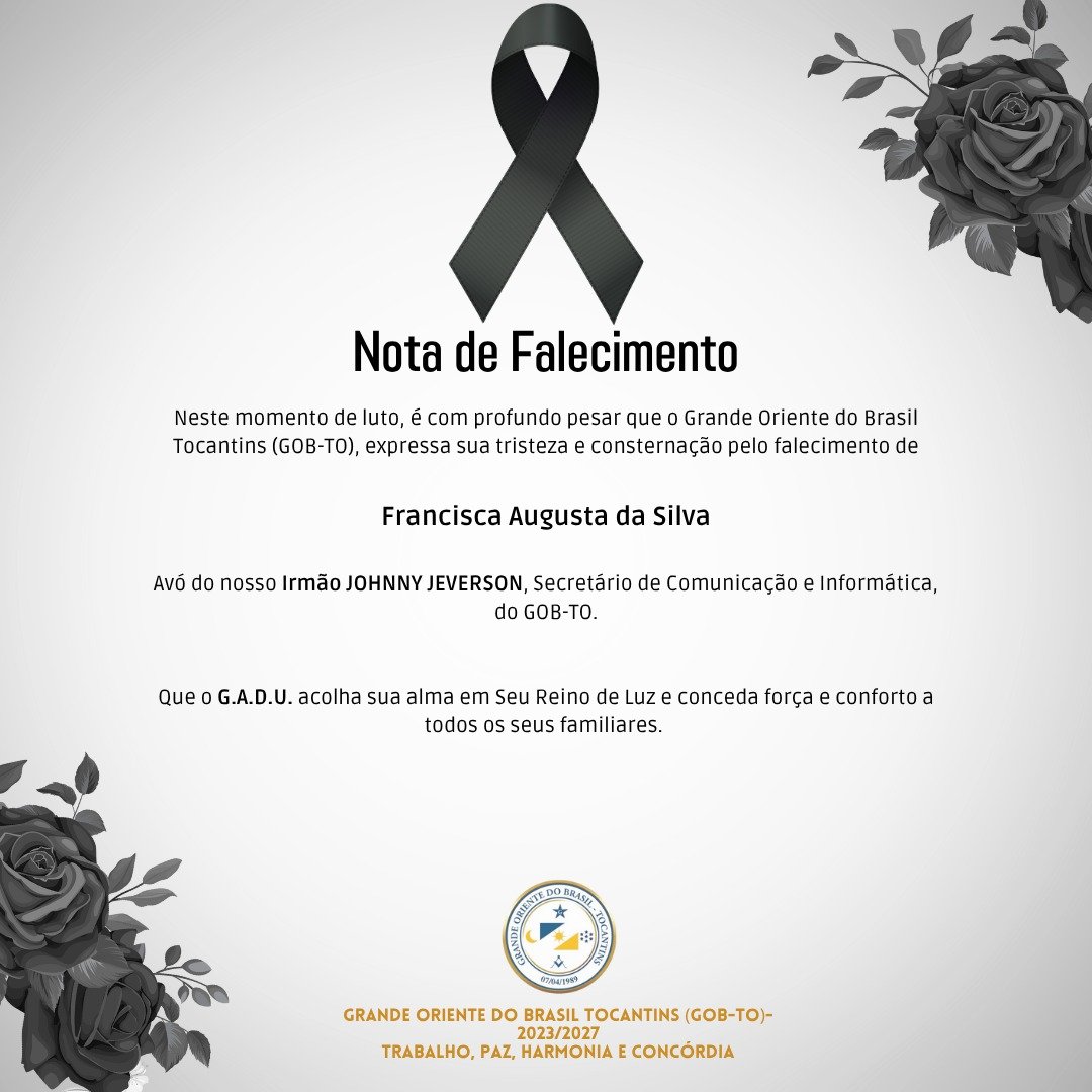 NOTA DE PESAR
