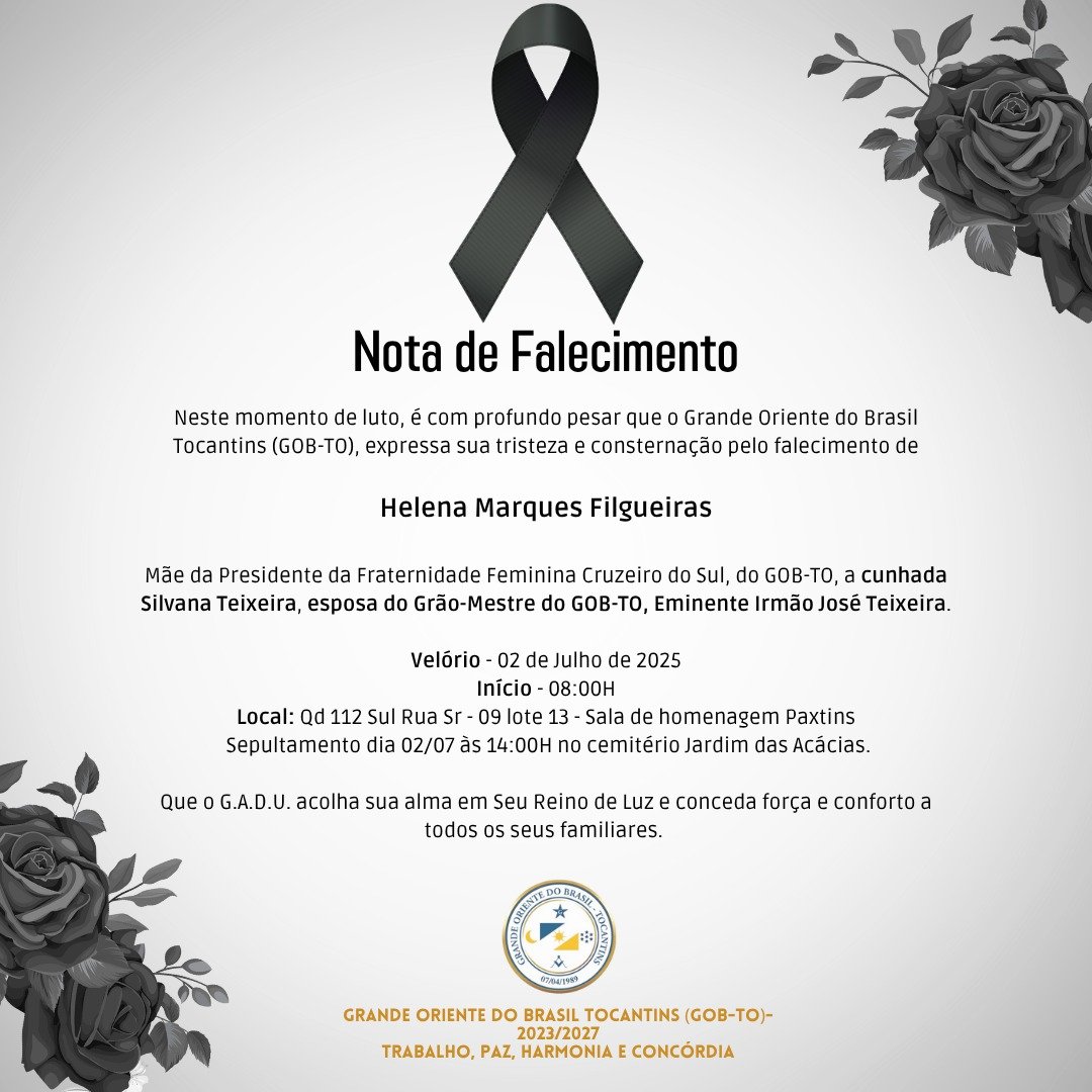 NOTA DE PESAR