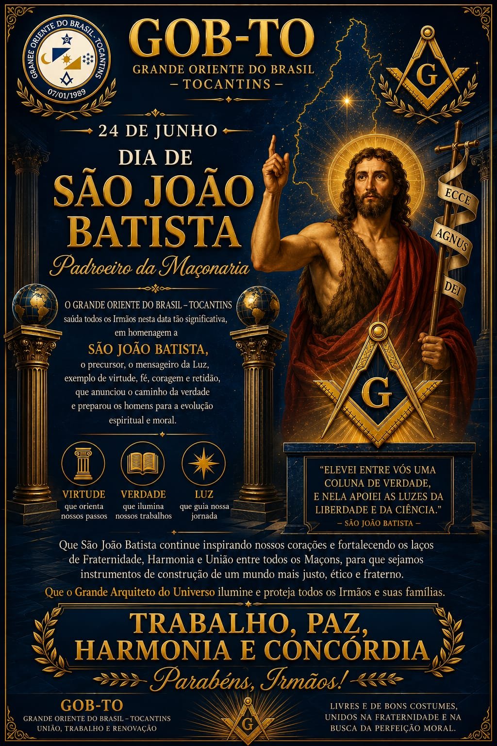 24 de Junho Dia de São João Batista
