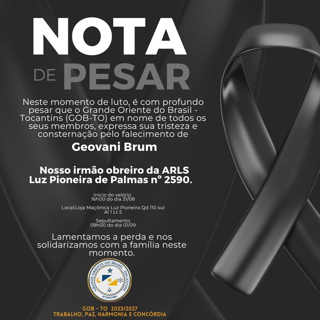 NOTA DE PESAR